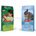 Plastic Rabbit Feeds Flat Bottom Packaging Bag